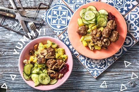 Köttbullar! Schwedische Hackbällchen