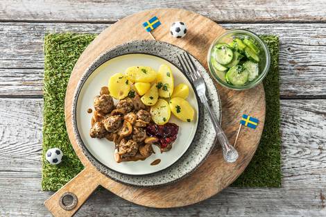 Köttbullar! Schwedische Hackbällchen