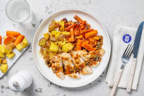 Lemon Caper Butter Chicken