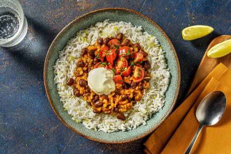 Lentil and Black Bean Chilli