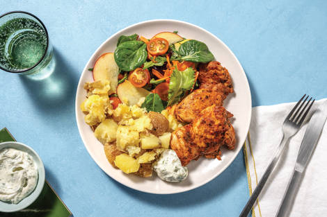 Louisiana Chicken & Lemon Crushed Potatoes