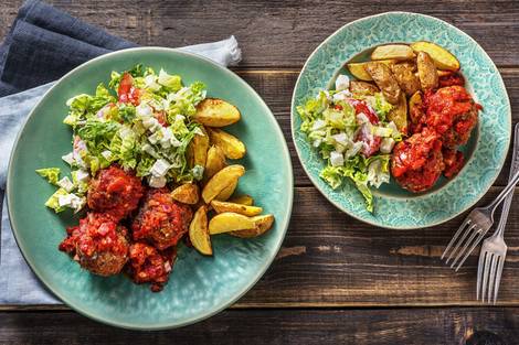 Mediterrane Hackbällchen