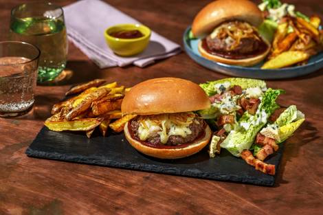 Melt in the Middle Caramelised Onion Beef Burger