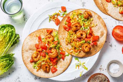 Mexican Prawn Tostadas