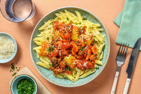 Mexican Style Beef Pasta!