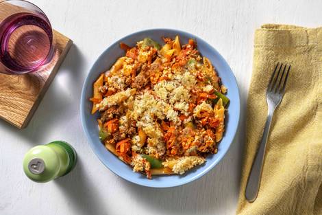 Mexican-Style Beef Pasta Bake