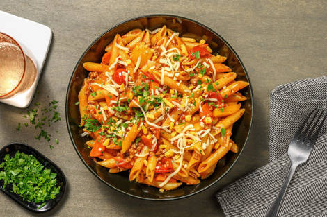 Mexican Style Beef Pasta!