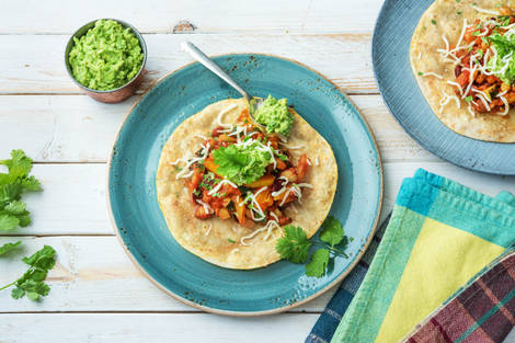 Mexican Veggie Beanie Tostadas