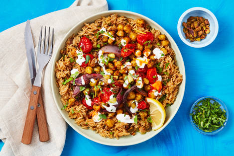 Middle Eastern Chickpea Bowls