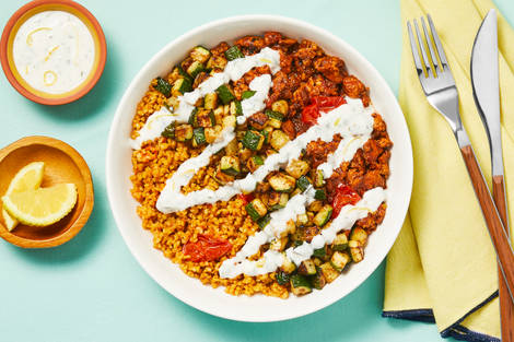 Middle Eastern Spiced Turkey Bowls