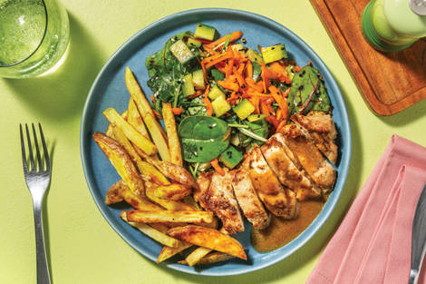 Ponzu-Ginger Chicken & Fries