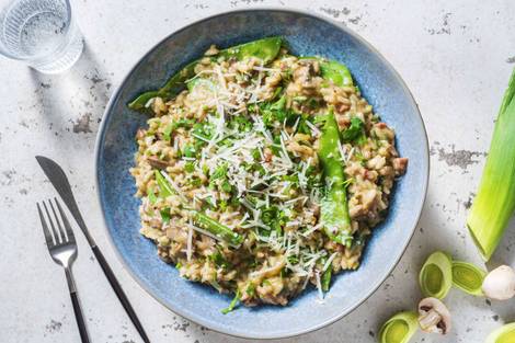 Mushroom & Bacon Risotto