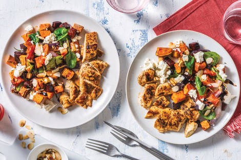 Nan's Chicken & Roast Veggie Toss