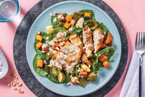 Nan's Chicken & Roast Veggie Toss