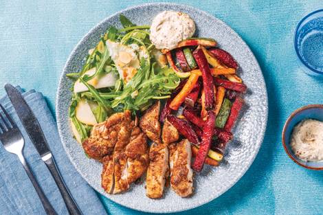 Easy Chicken & Rainbow Fries