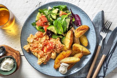 Œufs brouillés garnis