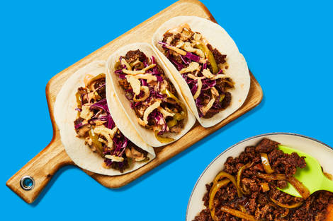 One-Pan Turkey Stir-Fry Tacos