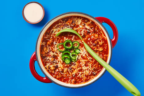 One-Pot Turkey & Black Bean Chili