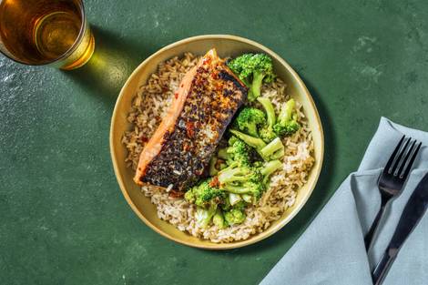 Filet de saumon mariné à l'orientale