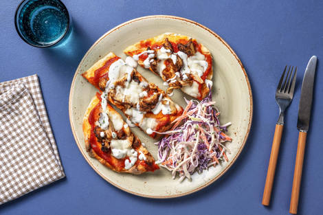 Buffalo-Style Chicken Flatbreads