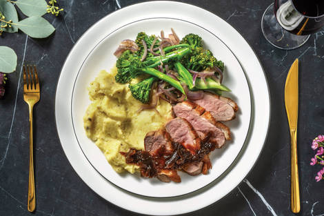 Roast Duck & Caramelised Onion Sauce