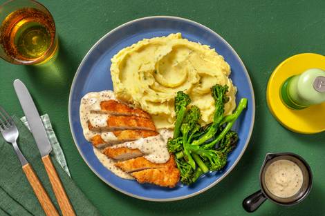 Ultimate Parmigiano Crumbed Chicken Schnitzel