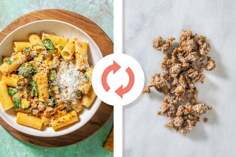 Creamy Sun-Dried Tomato Pesto and Sausage Pasta