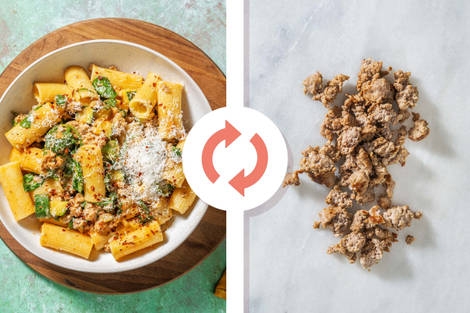 Creamy Sun-Dried Tomato Pesto and Sausage Pasta