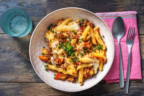 Penne Ragu Al Forno