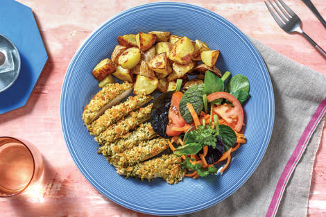 Easy Pesto-Crusted Chicken