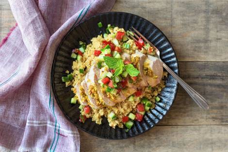 Pistachio-Crusted Chicken