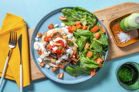 Pitas façon shawarma