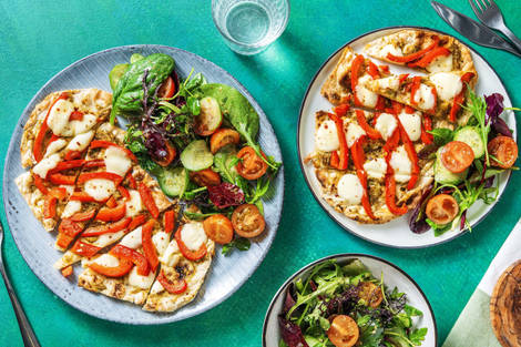 Pesto Bocconcini Pizzas