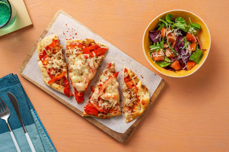Italian Turkey Flatbread Pizzas