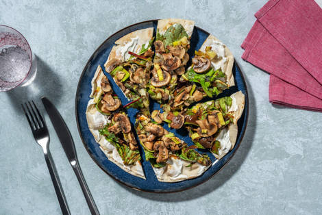 Pizzetta mit Ziegenkäse