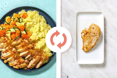 Crispy Shallot-Topped Chicken Breasts