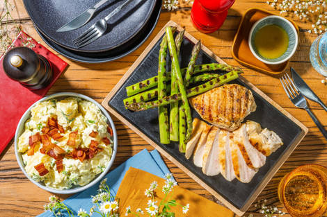 Grilled Maple-Mustard Chicken Breasts