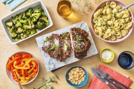 Polpettone gevuld met mozzarella