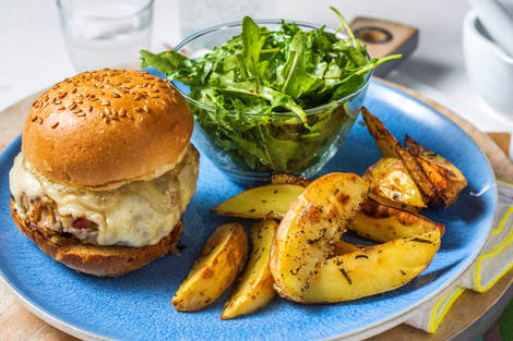 Pork & Apple Burger