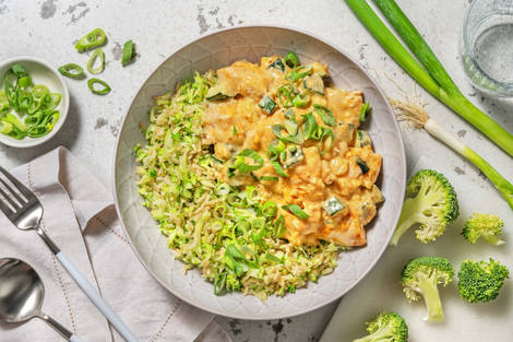 Poulet en sauce épicée à la noix de coco