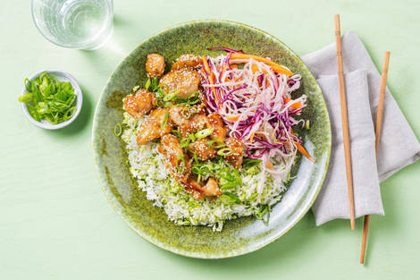 Koreaanse-stijl gefrituurde kip