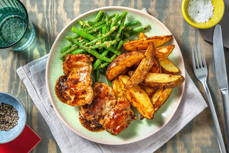 Grilled Maple-Mustard Chicken