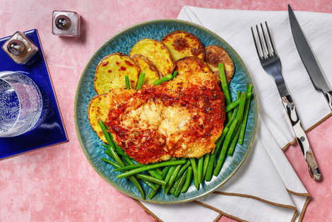 Poulet parmesan au four