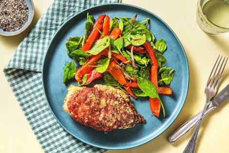 Poulet parmigiana croustillant