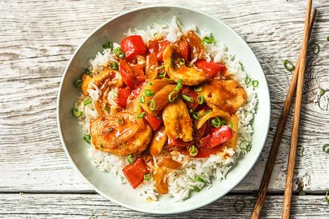 Pouletpfanne süss-sauer