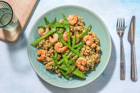 Prawn and Chickpea Bulgur Salad