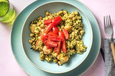 Prawn and Chickpea Bulgur Salad