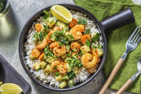 Thai Inspired Prawn Green Curry