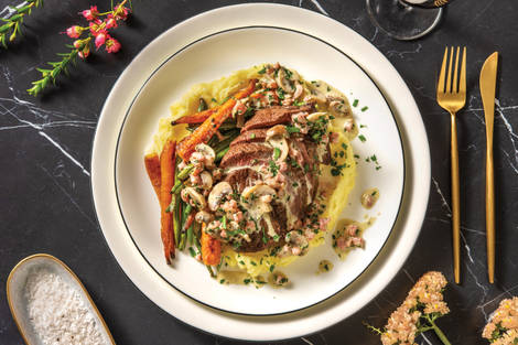Premium Sirloin Tip & Creamy Mash