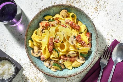 Pronto Bacon Pappardelle